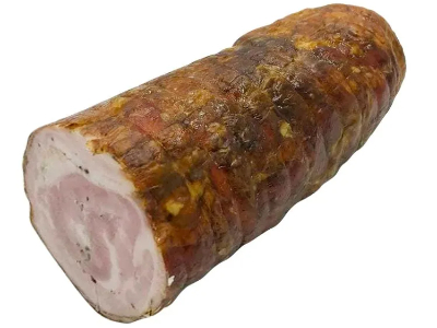 Панчетта с можжевельником копчено-вареная