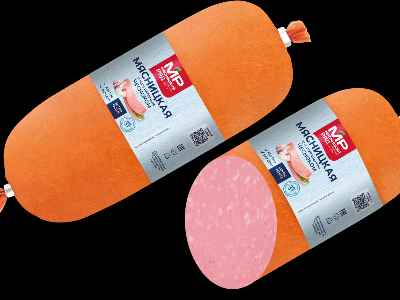 Колбаса \Мясницкая с натуральным чесноком\