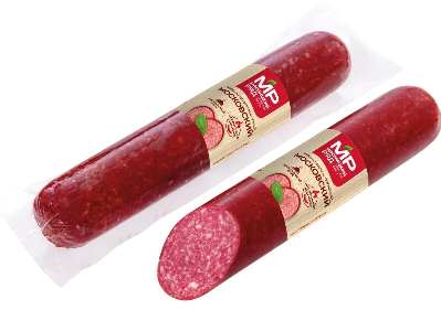 Колбаса варено-копченая сервелат \Московский\