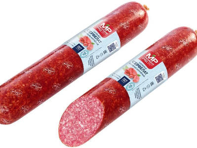 Колбаса \Сервелат\ варено-копченая, ГОСТ