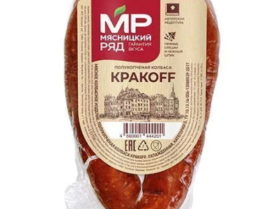 Колбаса полукопченая \Кракоff\, 300 гр