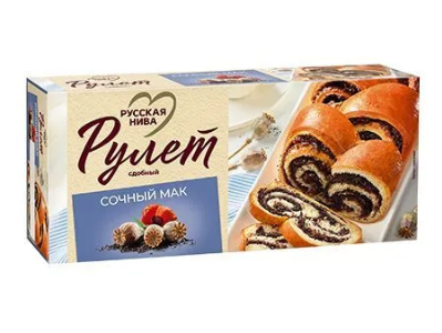 Рулет сдобный \Сочный мак\, 250г