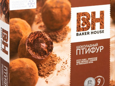 Пирожное \Baker House\ Птифур с трюфельным кремом