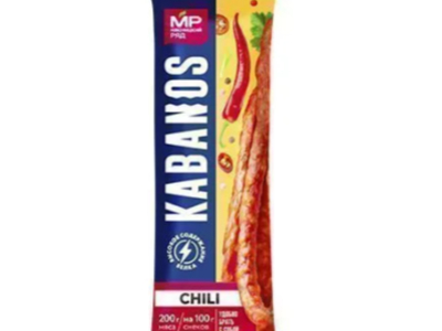 Колбаски сырокопченые KABANOS CHILI, 60г