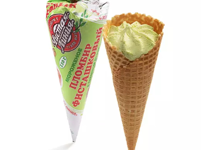Мороженое рожок фисташковый, 110г